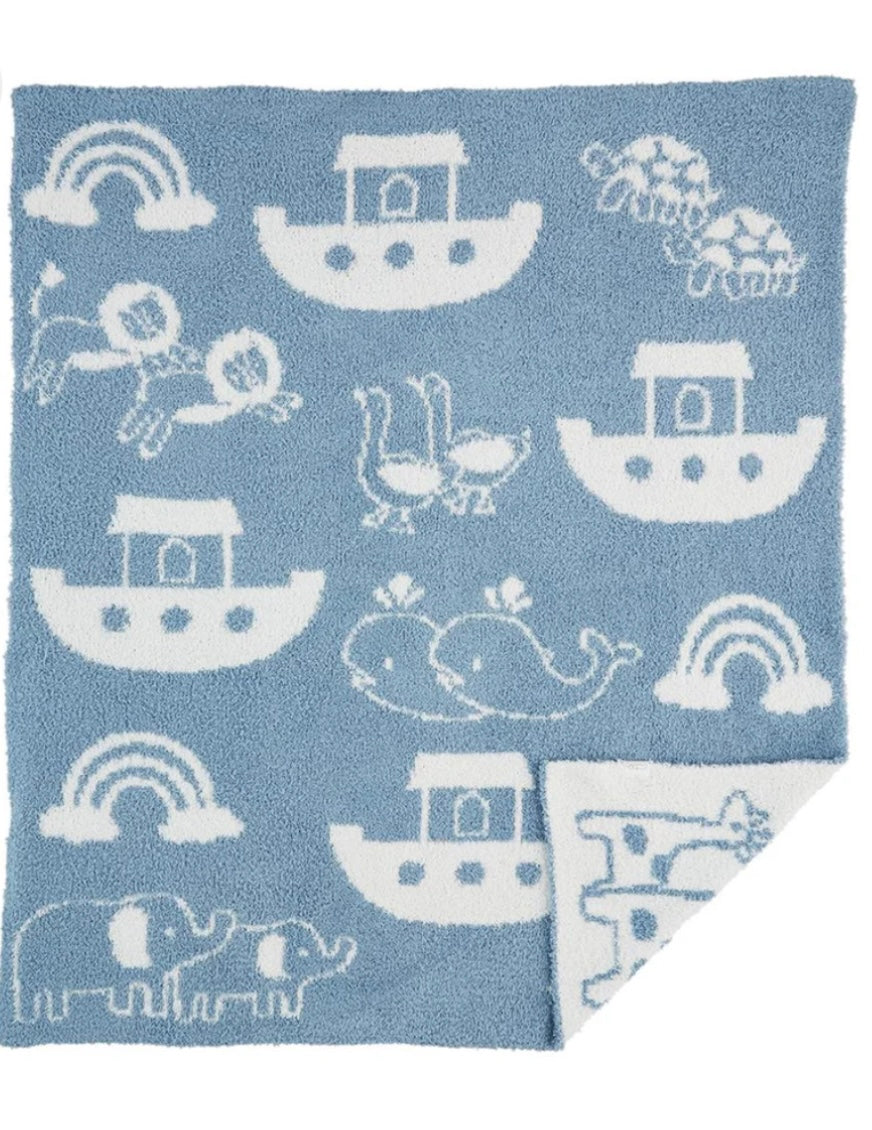 Noah's Ark Chenille Blanket