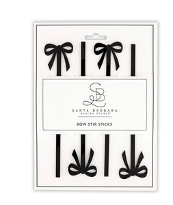 Bow Stir Sticks - Set of 4