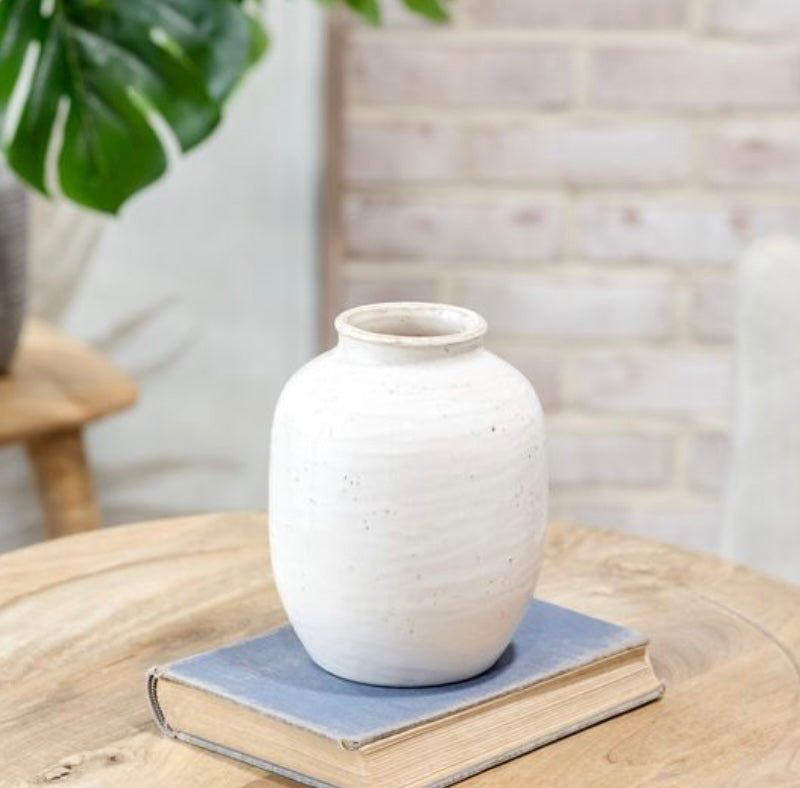 White Ceramic Vase