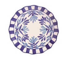 Load image into Gallery viewer, Blue Floral Salad Plate
