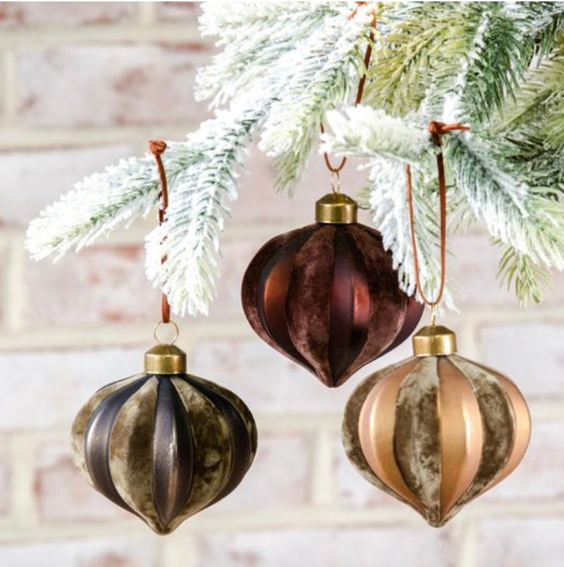 Glass Teardrop Ornament