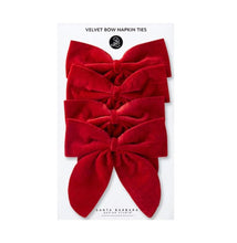 Load image into Gallery viewer, Velvet Bow Tie Set
