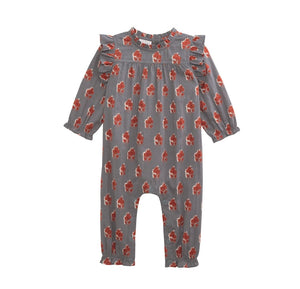Floral Block Print Baby Longall