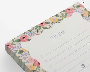 Rosa Checklist Notepad