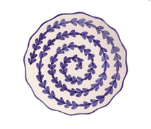Load image into Gallery viewer, Blue Floral Salad Plate
