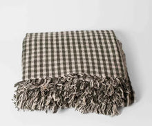 Load image into Gallery viewer, Gingham Cotton Tablecloth
