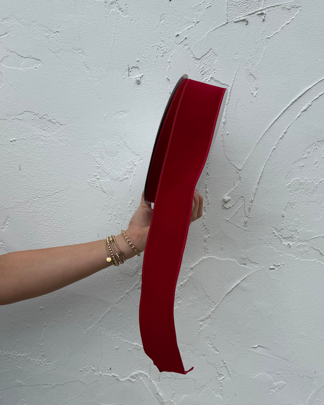 Dark Red Velvet Ribbon