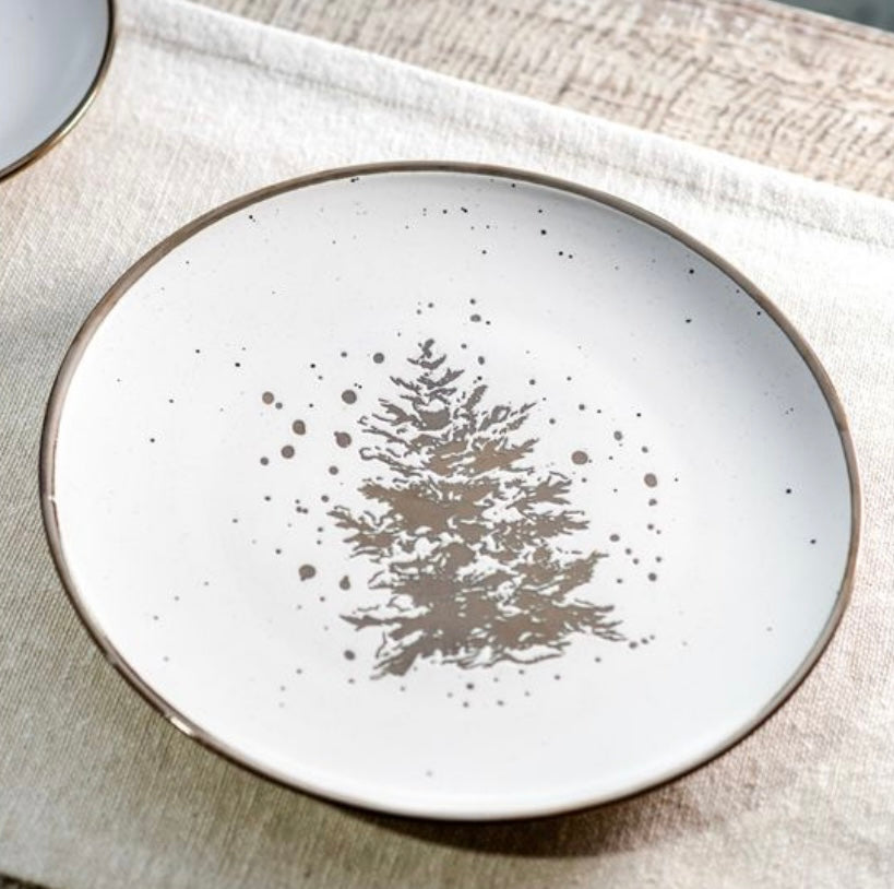 Metallic Tree Plate