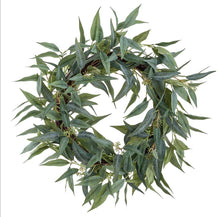 Load image into Gallery viewer, 24" Eucalyptus Wreath
