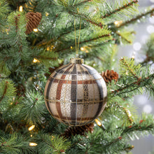 Load image into Gallery viewer, 5" Plaid Mercury Ornament
