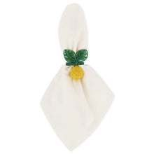 Load image into Gallery viewer, Lemon Beaded Napkin Ring
