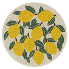 Load image into Gallery viewer, Beaded Lemon Placemat
