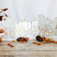 Load image into Gallery viewer, Harvest Table Centerpiece Color-Your-Own
