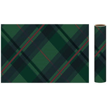 Load image into Gallery viewer, Heirloom Christmas Green Plaid Gift Wrap
