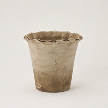 Load image into Gallery viewer, Ruffled Terra-cotta Planter
