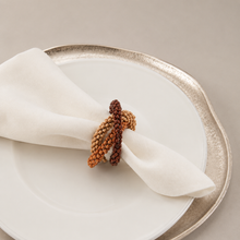 Load image into Gallery viewer, Beaded Interlock Napkin Ring
