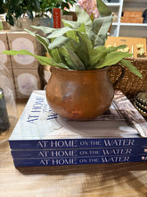 Load image into Gallery viewer, Vintage Hand-Hammered Copper Pot

