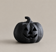 Load image into Gallery viewer, Black Terracotta Jack O Lantern
