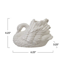 Load image into Gallery viewer, Stoneware Swan Shaped Vase
