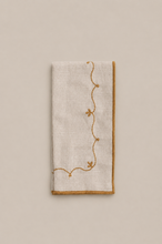 Load image into Gallery viewer, Cotton Napkins with Floral Embroidery Set of 4

