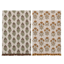Load image into Gallery viewer, Floral Ruffle Tea Towel
