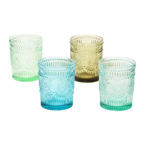 Embossed Drinking Glass