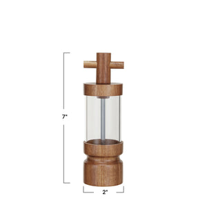 Wood & Acrylic Salt/Pepper Mill