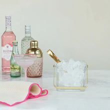 Load image into Gallery viewer, Glass Ice Bucket with Tongs

