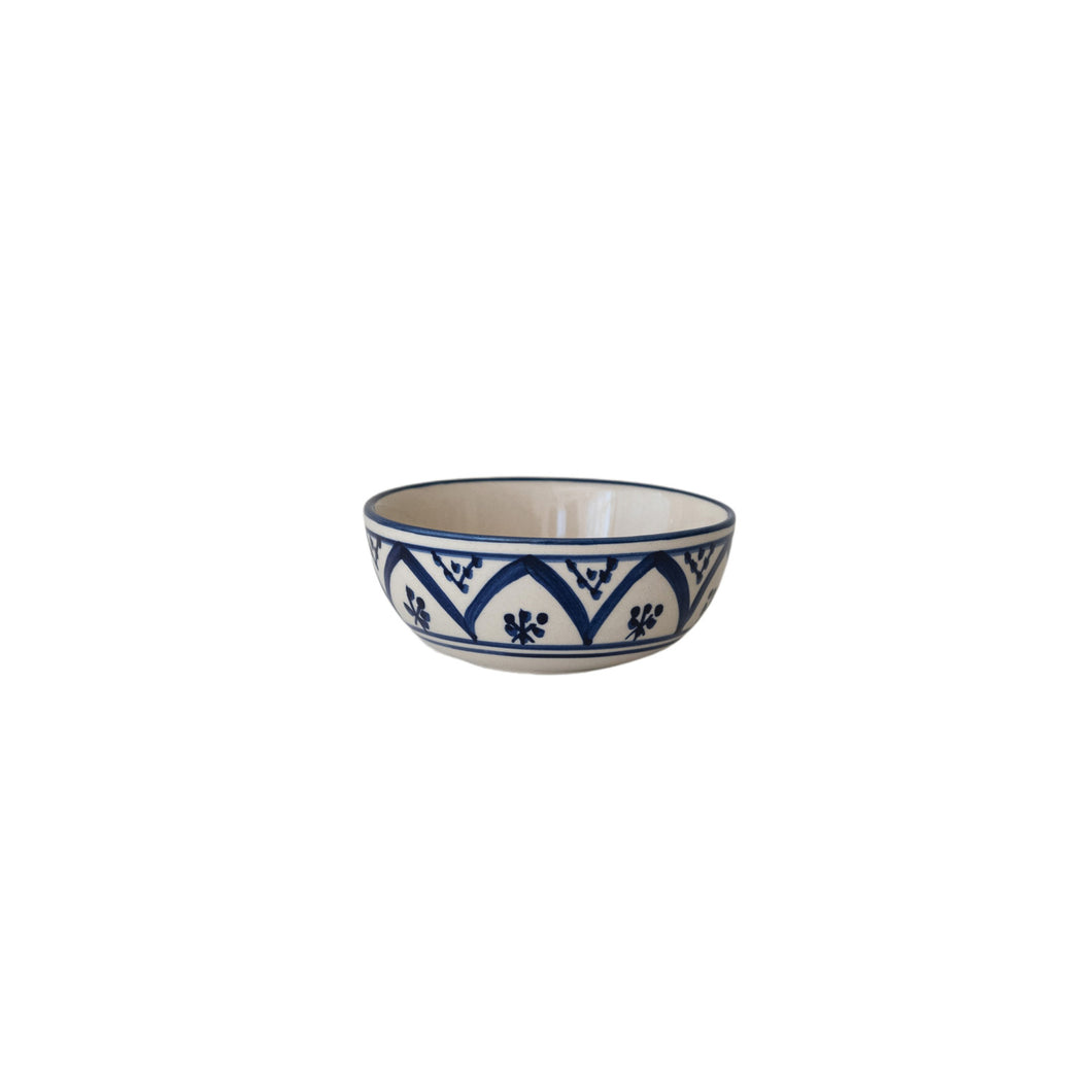 Blue + White Stoneware Bowl