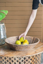 Load image into Gallery viewer, Wood Carved Decorative Bowl
