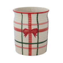 Load image into Gallery viewer, Hand-Painted Ribbed Crock
