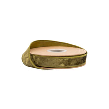 Load image into Gallery viewer, 1" Wired Heritage Velvet Ribbon - Moss
