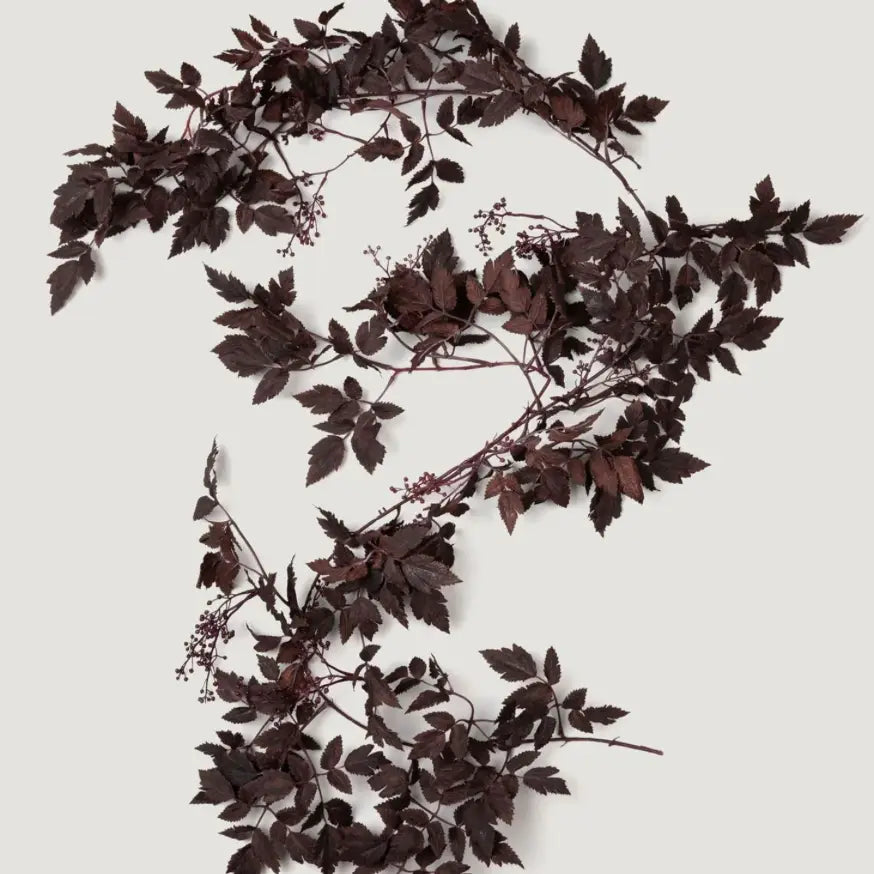 Autumn Ruscus Berry Garland