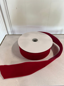 Dark Red Velvet Ribbon
