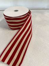 Load image into Gallery viewer, Velvet Stripe Ribbon
