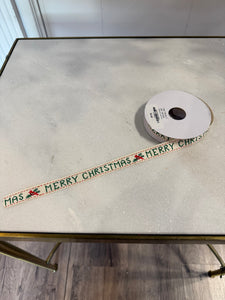 Merry Christmas Ribbon