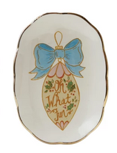 Load image into Gallery viewer, Stoneware Scalloped Dish
