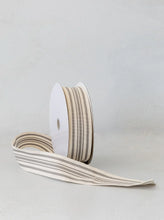 Load image into Gallery viewer, Canvas Vintage Stripe Ribbon
