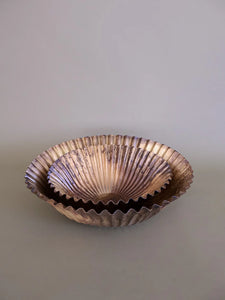 Brass Fluted Bowl