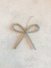 Load image into Gallery viewer, Metal Rhinestone Bow Ornament

