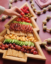 Load image into Gallery viewer, Wood Tree Serving Board
