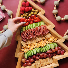 Load image into Gallery viewer, Wood Tree Serving Board
