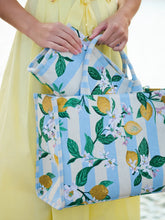 Load image into Gallery viewer, Lemon Jacquard Wristlet Pouch
