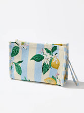 Load image into Gallery viewer, Lemon Jacquard Wristlet Pouch
