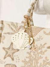 Load image into Gallery viewer, Seashell Bag Charm/Key Ring
