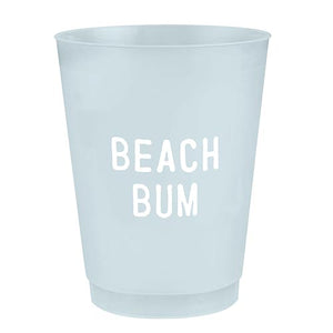 Beach Bum Plastic Cups