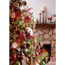 Load image into Gallery viewer, Green + Red Yuletide Ribbon
