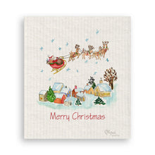 Load image into Gallery viewer, Holiday Swedish Dishcloth
