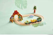 Load image into Gallery viewer, Dino Wood Train Set
