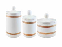 Load image into Gallery viewer, Wood Strap Canister
